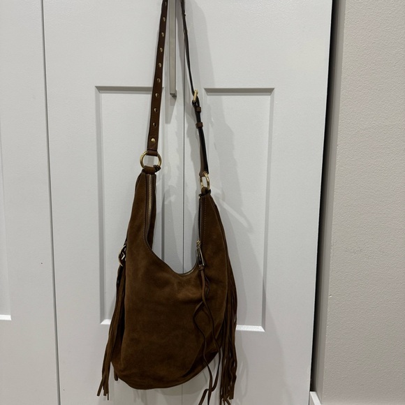 Michael Kors Suede Studded Fringe Bag - Picture 2 of 7